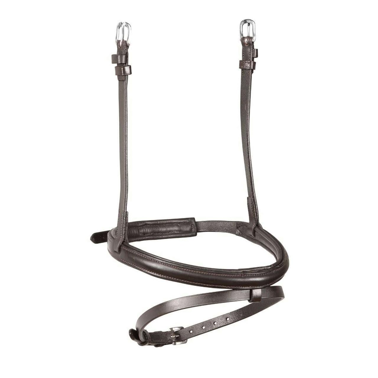 Shires Velociti Rapida Padded Raised Flash Noseband (Pony, Havana)