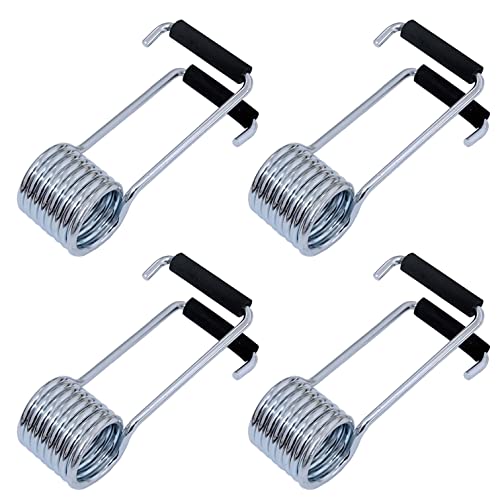 4 Packs Universal Butterfly Spring Door Closer Self-Closing with Rubber Bumpers Fit for Door Butt Hinge Pins