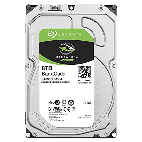 SEAGATE　8TB　HDD　ST8000DM004 ST8000DM004 Barracuda (8TB HDD 3.5 inch SATA 6G 256MB): Internal