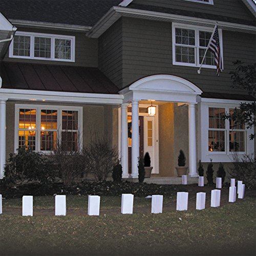Lumabase 41012 Flame Resistant Bag Paper Luminarias, White #TOP1
