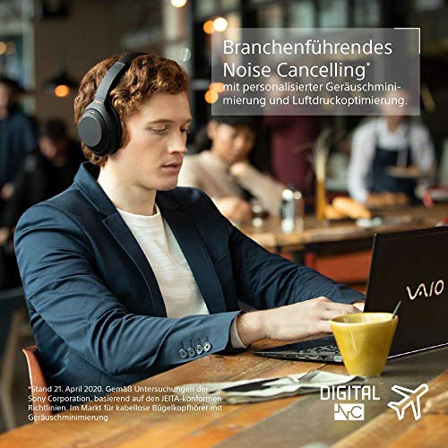 Sony WH-1000XM4 kabellose Bluetooth Noise Cancelling Kopfhörer (30h Akku, Touch Sensor, Headphones Connect App… - Image 3
