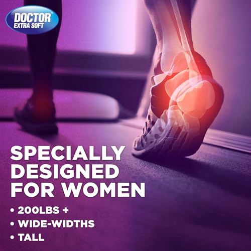 Image of DOCTOR EXTRA SOFT Pain Relief Trimmable Gel Insoles Pack of 2 Pair for Women's Size 5-9| Comfortable & Breathable| Lightweight & Durable| Ideal For Loose Shoes or Replacing Existing Insoles /Inserts