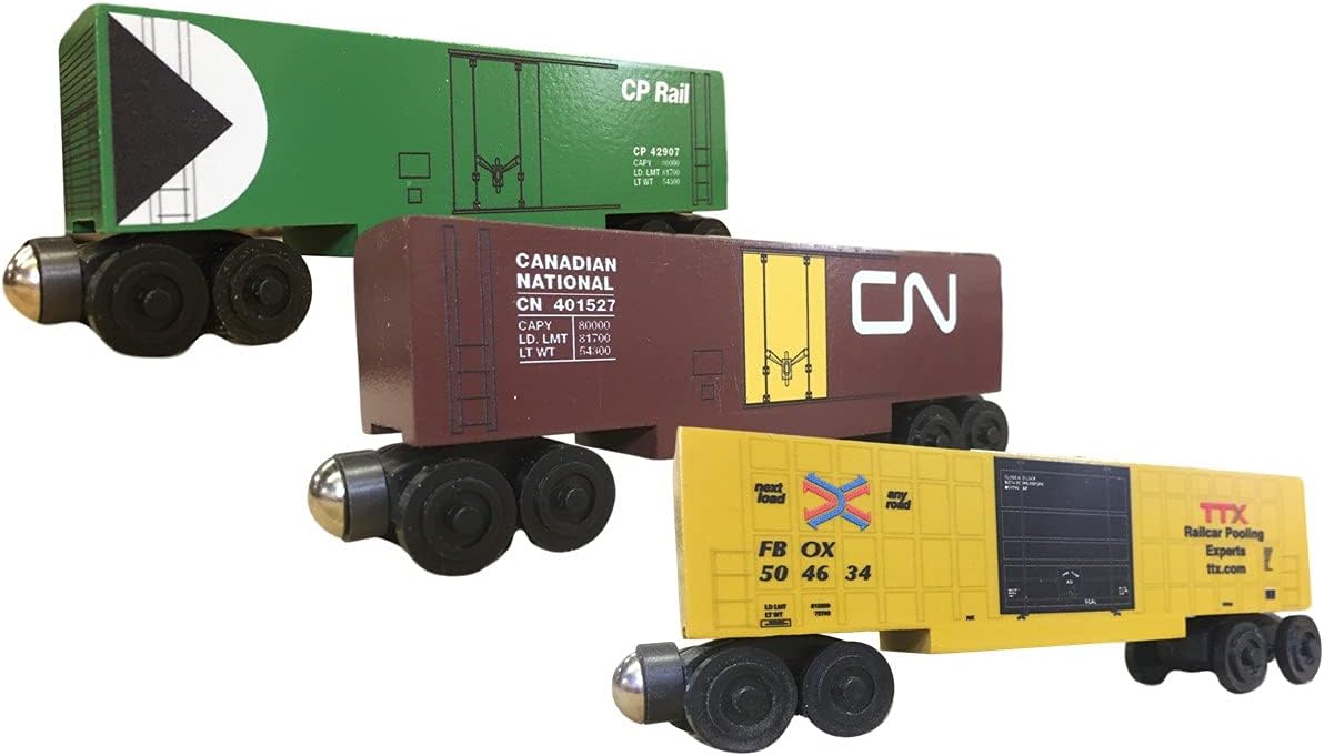 Whittle Shortline Railroad Big Toy Train Car Bundle B by The