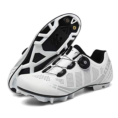 Men’s Road Cycling Shoes, Breathable SPD/Delta Compatible Bike Shoes with Buckle, for Roa…