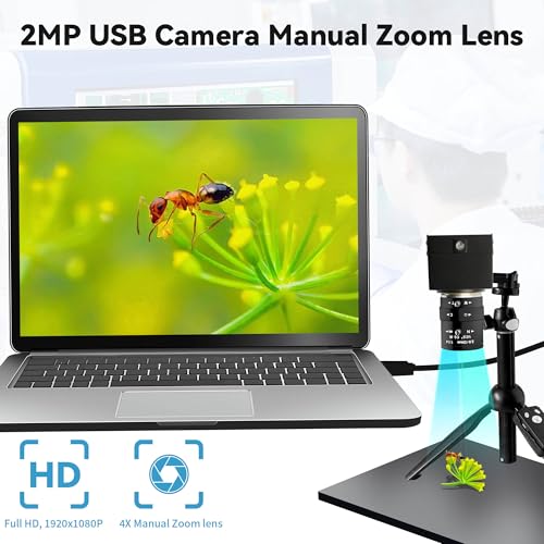 Image of HD High Speed USB Camera,4X Manual Zoom Lens,480P@120fps 720P@60fps 1080P@30fps High Frame Rate UVC Webcam, Laser Engraving,3D Printer, Security, Plug & Play, Windows Linux Android Mac OS