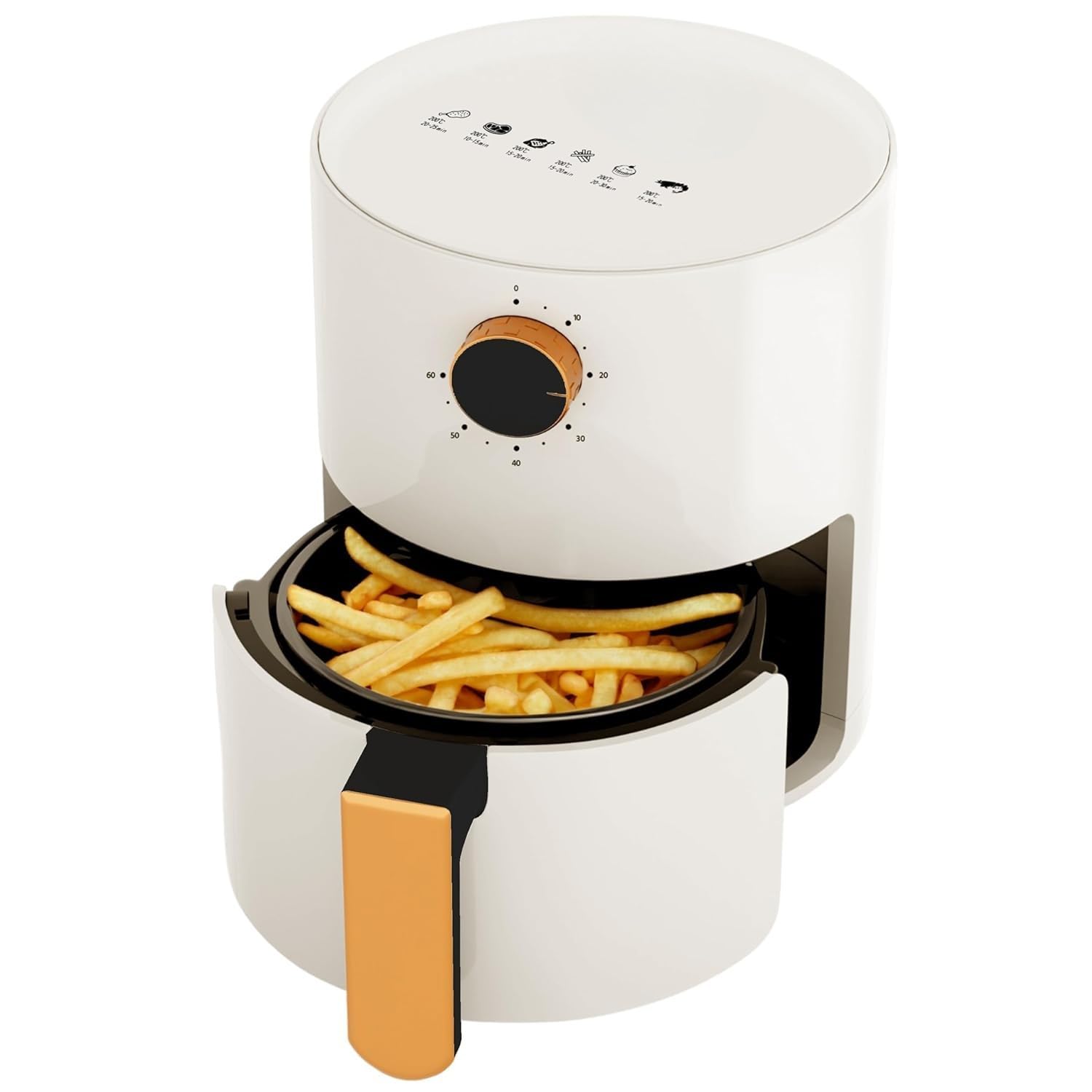 Drumstone 10 𝒀𝒆𝒂𝒓𝒔 𝑾𝒂𝒓𝒓𝒂𝒏𝒕𝒚 2.5L Compact Air Fryer for Home Use – 800W Electric Oil-Free Fryer with Timer Control & 360° Hot Air Circulation for Frying, Baking & Roasting-picture-21