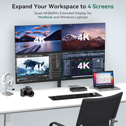 Docking Station USB C profesional para crear el estudio multipantalla perfecto en casa 3