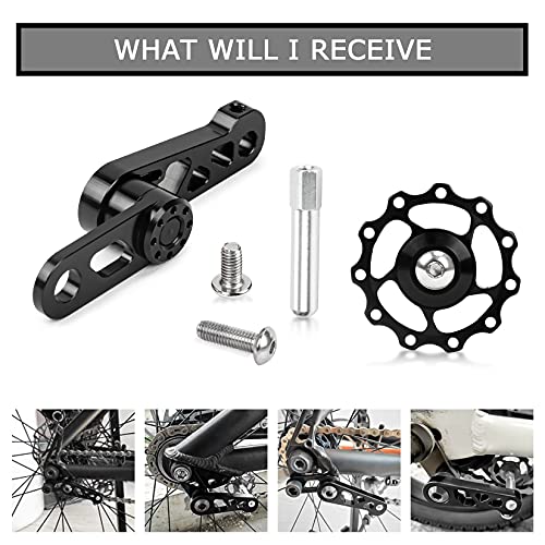 Tendeur de chaîne de vélo avec dérailleur psler pour vélo pliable - 5