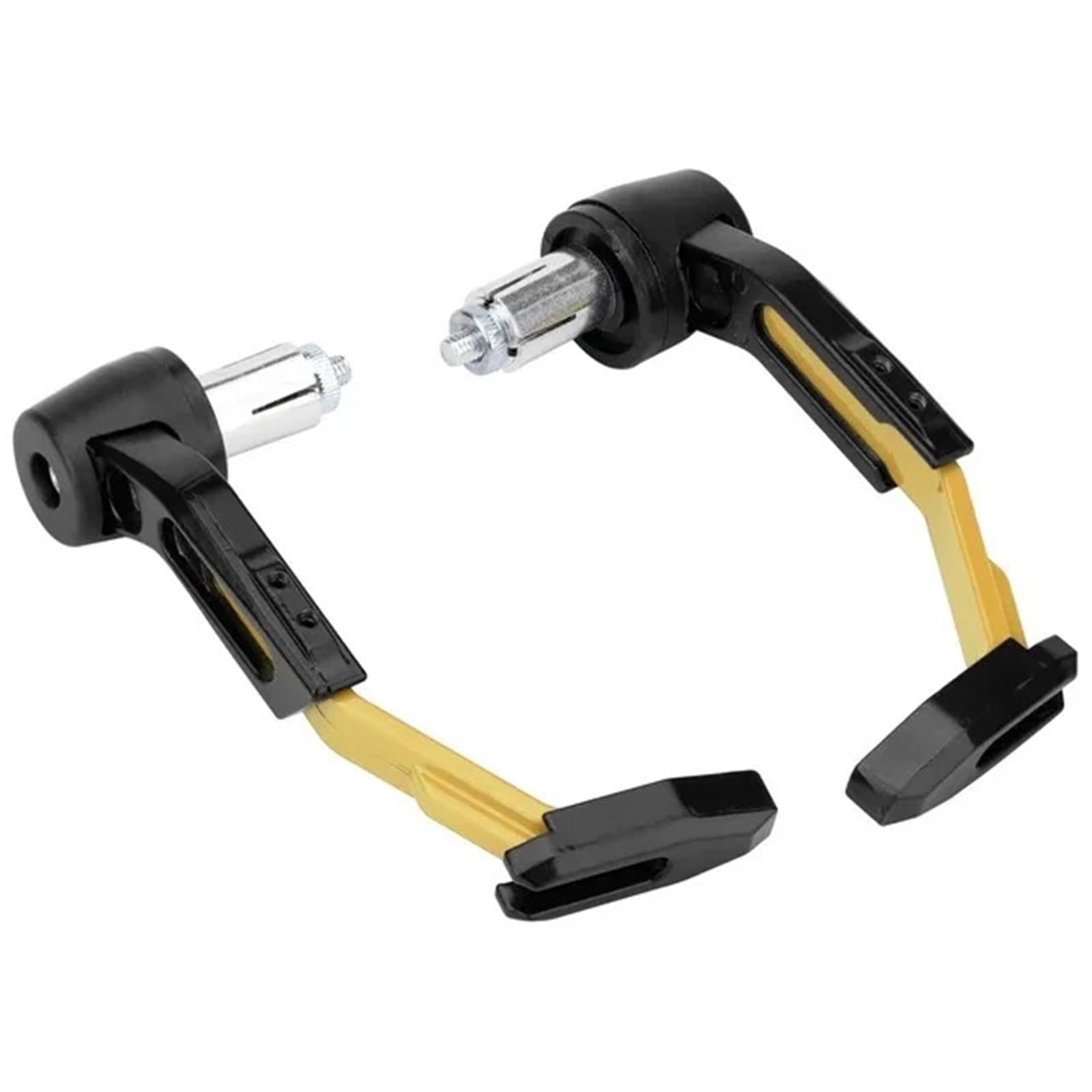 Plyhndrc Golden Motorcycle Handguards Clutch Lever Hand Guard Prot Universal 7/8" Handlebar Protector Brake Lever Guard