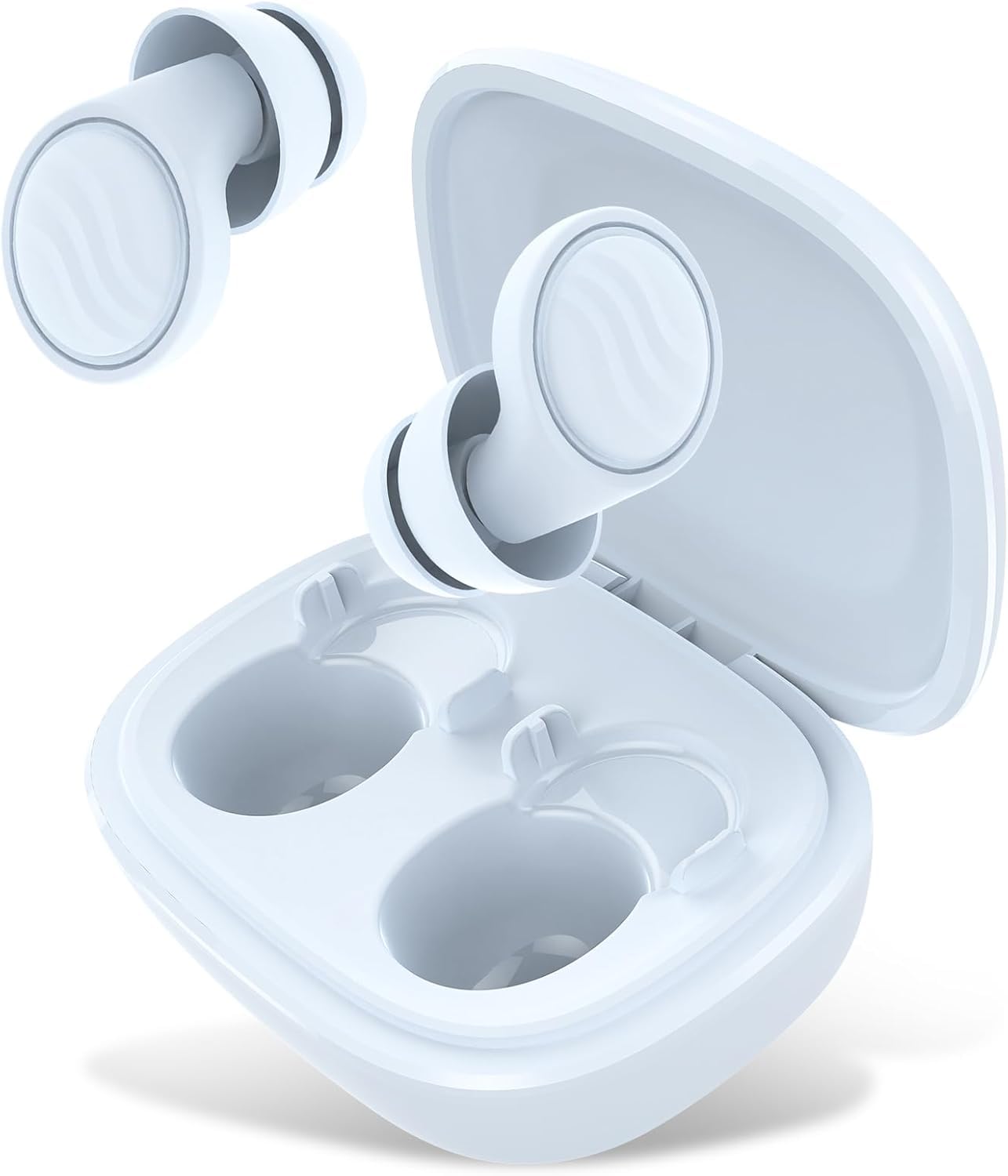 Boule quies, Bouchon d'oreille pour dormir réutilisables antibruit avec 7 paires d'embouts en silicone, bouchons de couchage pour étudier, se concentrer, voyager et assister à des concerts