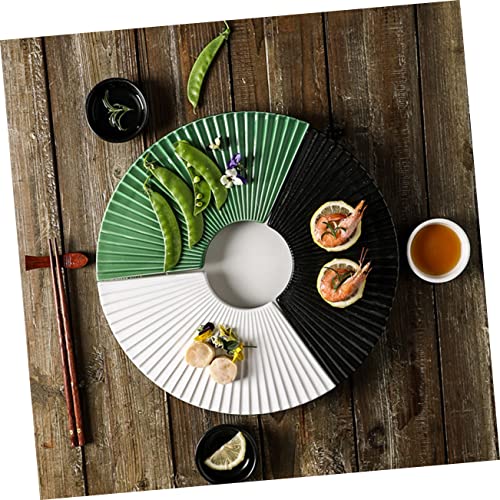 Plato de cerámica estilo japonés para sushi miniatura 6