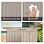 Treillage Tale Outdoor Storage Box, 45 Gallon Waterproof Deck Box for Backyard Garden Tools, UV-Resistant Lockable Outside Storage Box for Patio Cushions, Package Delivery Box, Grey
