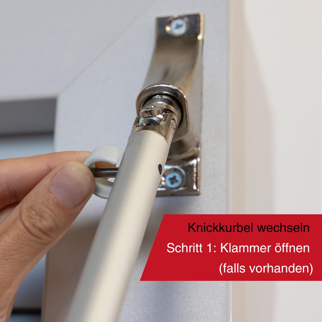 WAREMA Knickkurbel für Raffstore, Außenjalousie, Rollladen, Fenster-Markise