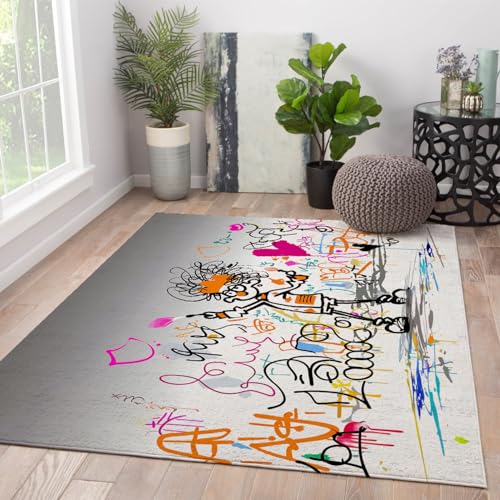 Tapis chambre enfant lavable et antidérapant contre les taches