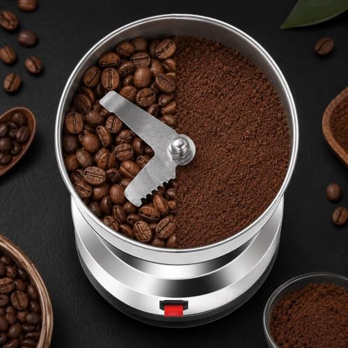 Image of Stainless Steel Nima Multifunctional Grinder Smash Machine Coffee Beans Electric Grinder and Coffee Maker Household Electric Mixer Grinder