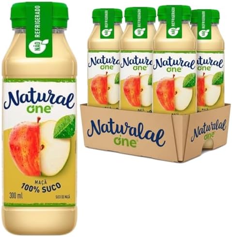 Kit Suco de Maçã Natural One 300ml c/6 garrafinhas - 100% Suco Natural ...