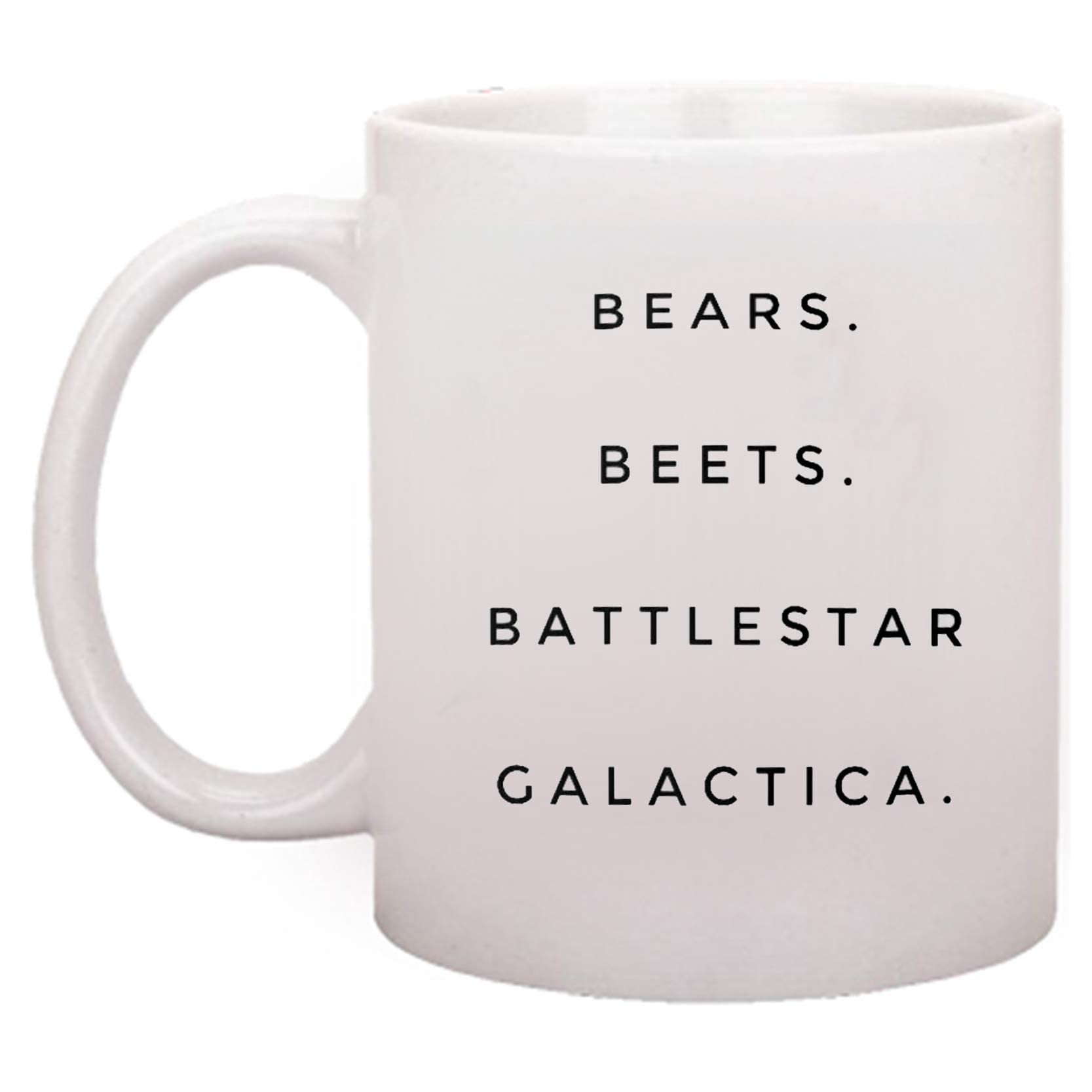 Dillo Bears Beets Battlestar Galactica Funny Coffee Mug Ceramic Coffee Mug Gift for Friends 11 oz