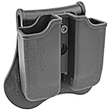 Taurus 24/7 Dual Magazine Pouch, Fits: Beretta Px4; H&K P30; H&K USP Compact (9/40); Ruger SR9; Steyr M Series; S&W Sigma; Taurus 24/7, PT845, PT840 Magazines.