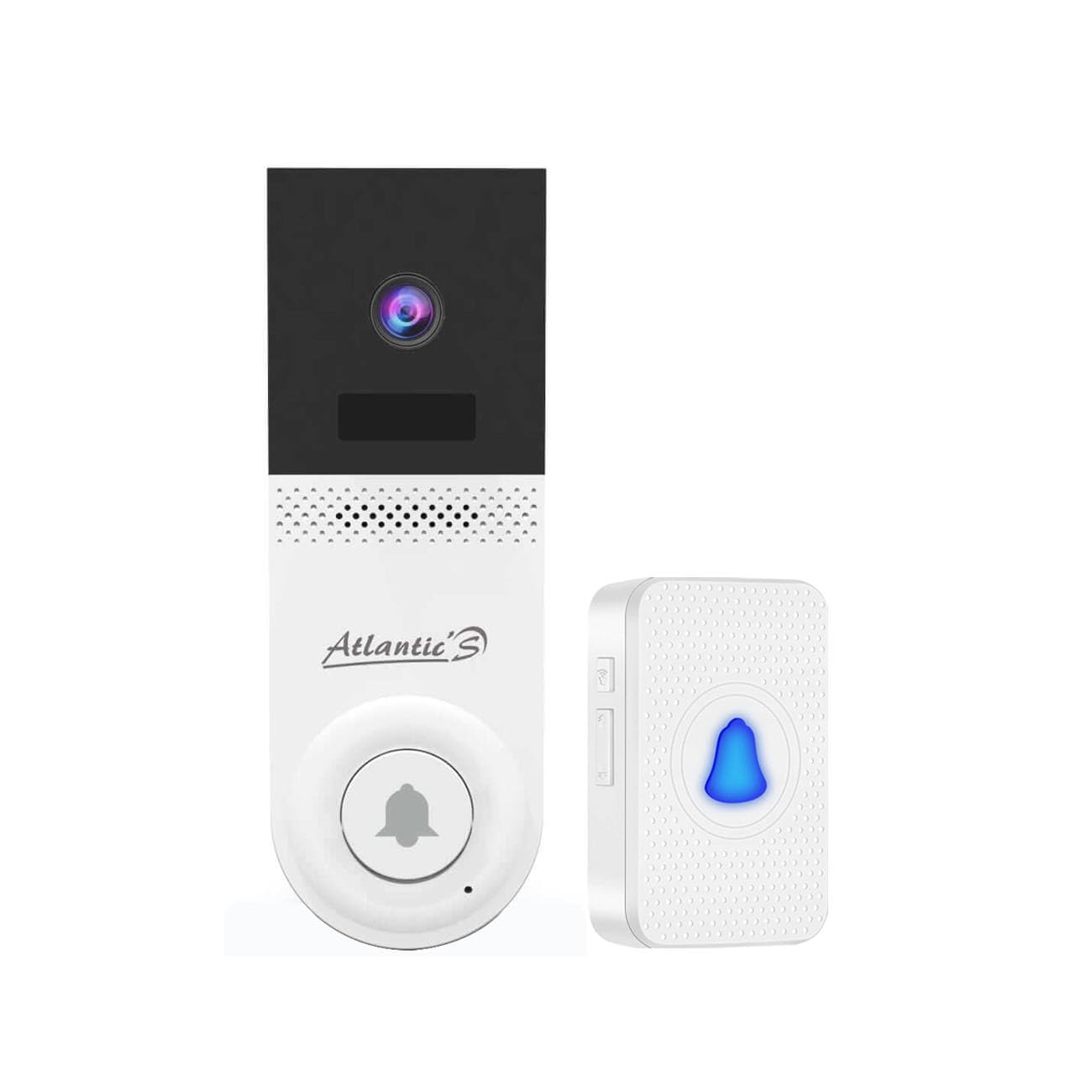 Sonnette vidéo connectée WiFi Atlantic'S PV-205W pour accueillir vos visiteurs depuis votre smartphone