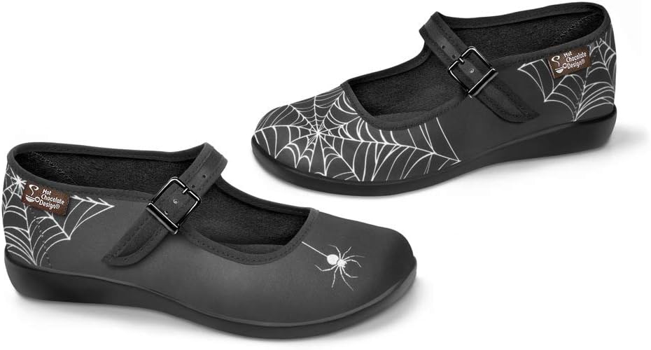 Spider Mary Jane Flats by Hot Chocolate Design - Image 2