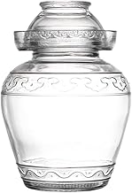 WMGoods Fermentation jar, Kimchi containers, Pickle jar, Kimchi Storage Pickle jar, Fermenting Weights, Glass containers, Vegetable airtight containers, Sauerkraut Crock, for Pickles, Sauerkraut