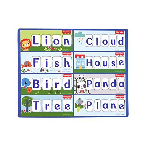 Image of Fisher-Price Learn to Spell Puzzles - 60 Pieces, 3-4-5 Letter Spelling for Kids Age 4 Years & Above - Learning and Development - Fun & Learn With Colorful Puzzles
