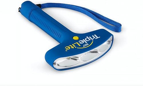 Linterna LED de 180 grados, luz súper brillante, alta 300 lúmenes, luz resistente al agua para accesorios de campamento, exteriores, linterna de