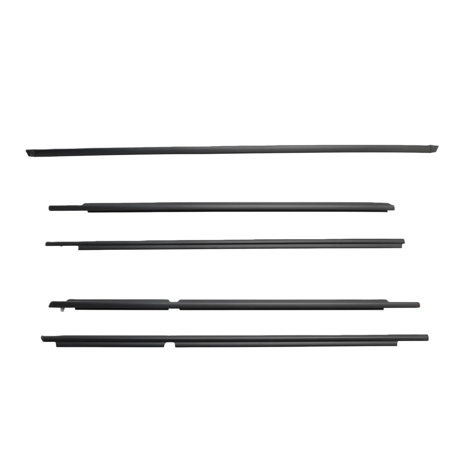 Toudayuhp One Color 5Pcs Door Belt Molding Weatherstrips Compatible With 4Runner 2003 2004 2005 2006 2007 2008 2009