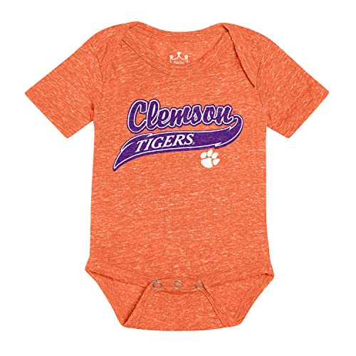 Image of Little King NCAA Knobby Short Sleeve Onesie Bodysuit -Newborn and Infant Sizes