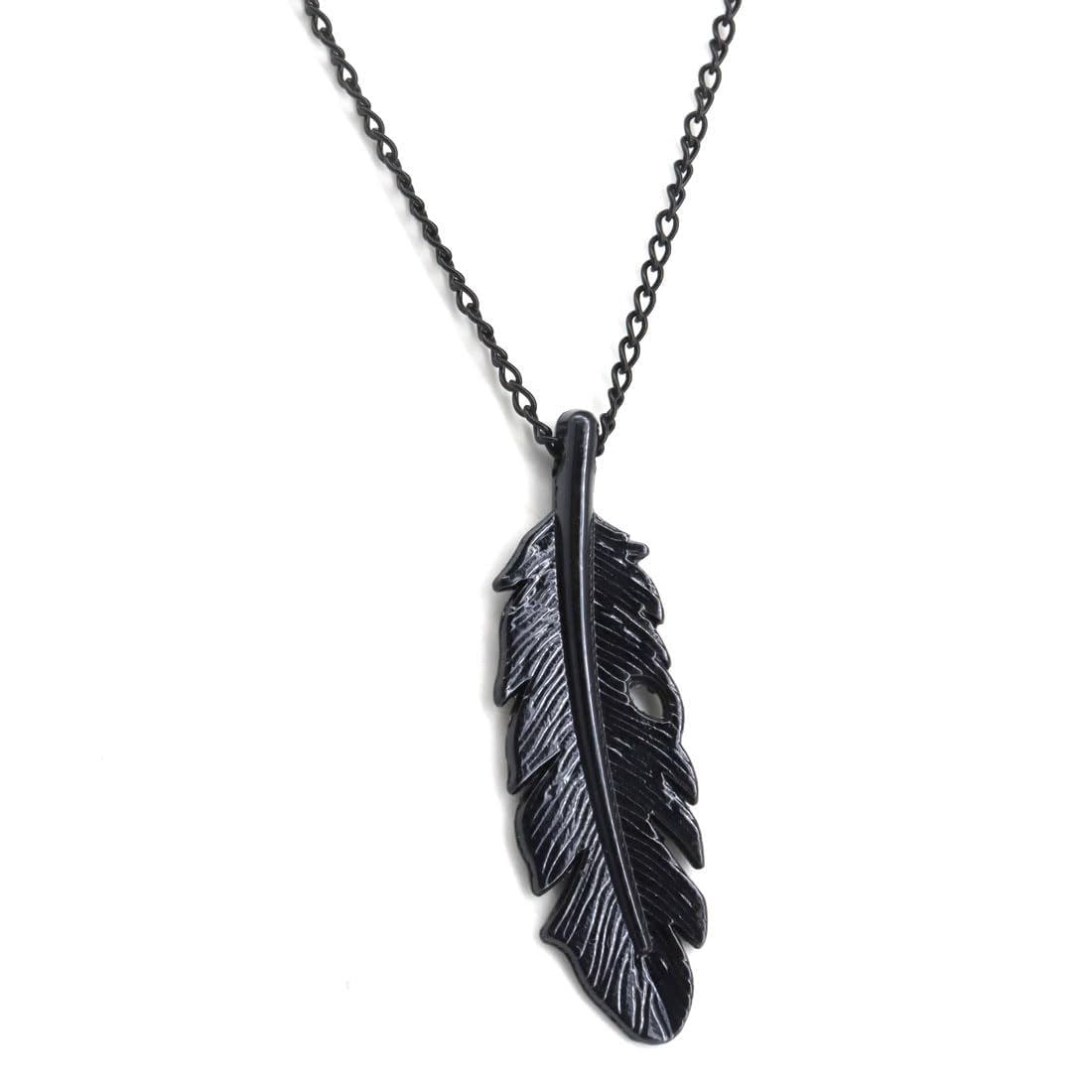 UMANI® Exclusive Chain For Men Boys Mens Jewellery Alloy Locket Chain Necklace For Men and Boys Anniversary Gift For Husband Boyfriend Mens Accessories ( SS FEATHER BLACK AA) (B0CGM48D19) Amazon Price History, Amazon Price Tracker