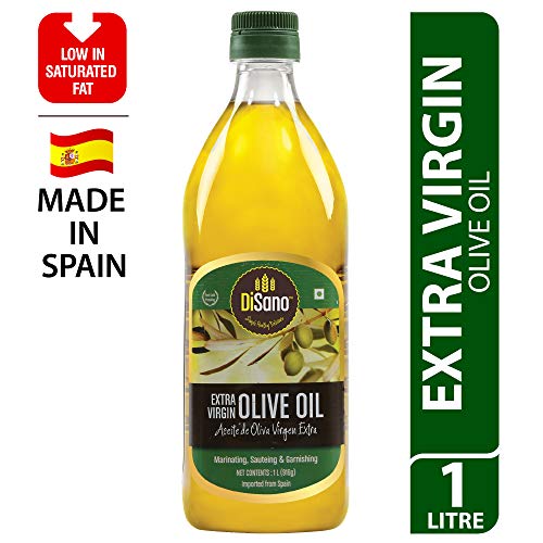 Image of DiSano Extra Virgin Olive Oil, First Cold Pressed, 1L + DiSano Extra Light Olive Oil, Ideal for Indian Cooking, 2L