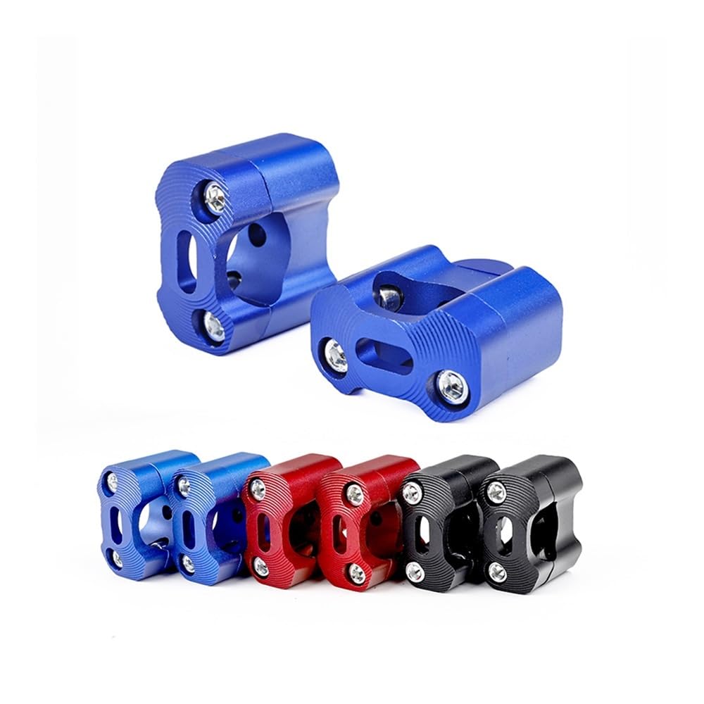 Moto Pinces Montage Guidon 1 Paire De Colliers Serrage pour Guidon Moto Tout-Terrain 22 Mm Et 28, Adaptateur pour Rehausseurs 7/8" 1-1/8"
