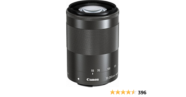 セール価格公式 Canon EF-M55-200mm Kiss F4.5-6.3 Accessory (White