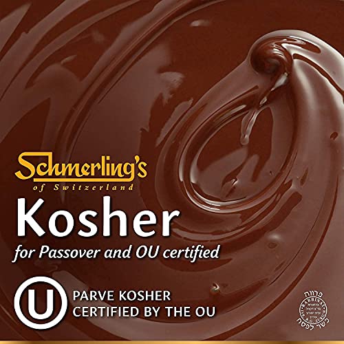 Schmerling's Premium Swiss Chocolate - Kosher Chocolate Dark Chocolate Parve Chocolate Kosher For Passover Gluten Free Non Gmo Milk Chocolate Variety 6 Pack #TOP3