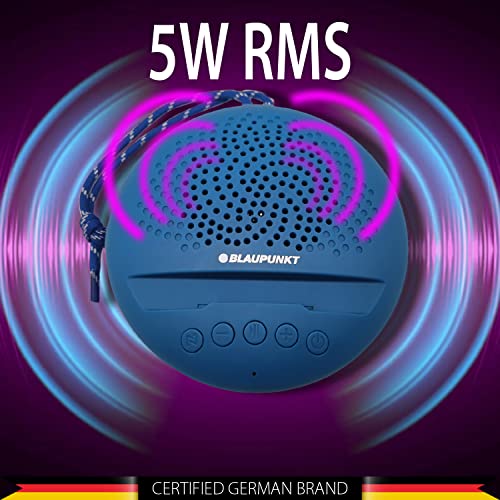 Image of Blaupunkt Wireless Bluetooth Speaker with Deep Bass & Mobile Stand (Blue) (BT03 BL)