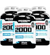 Kit 3x L Carnitina 2000 mg Pura 120 capsulas Sem Sabor Ultra Concentrado