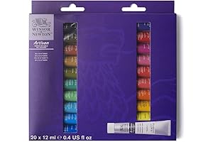 Winsor & Newton Artisan Professional Oil Color Paint Set: (20 X 12ml Brushes Included)