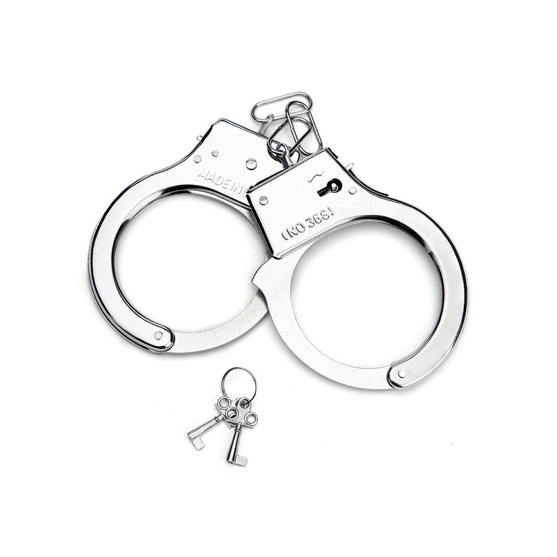手錠　HANDCUFF 鍵付き 金属製　日本製　当時物　コスプレ　コレクション Amazon.co.jp: 手錠 おもちゃ 本物そっくり手錠 警察 コスプレ