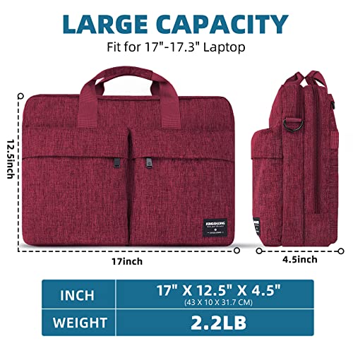 Maletín para portátil de 17.3 pulgadas color rojo miniatura 6
