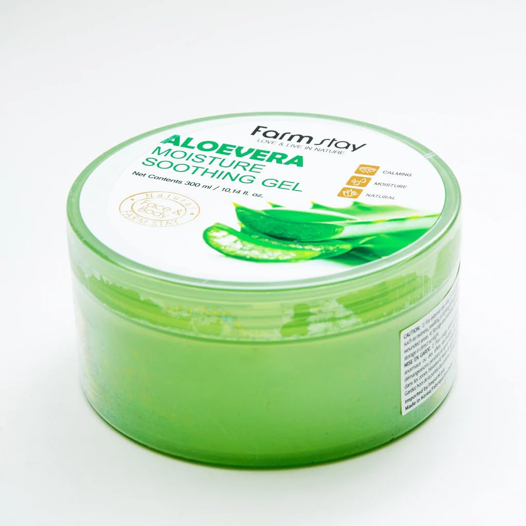 Farmstay Aloe Vera Moisture Soothing Gel (300 ml 10.14 fl.oz) : Amazon.de:  Kosmetik