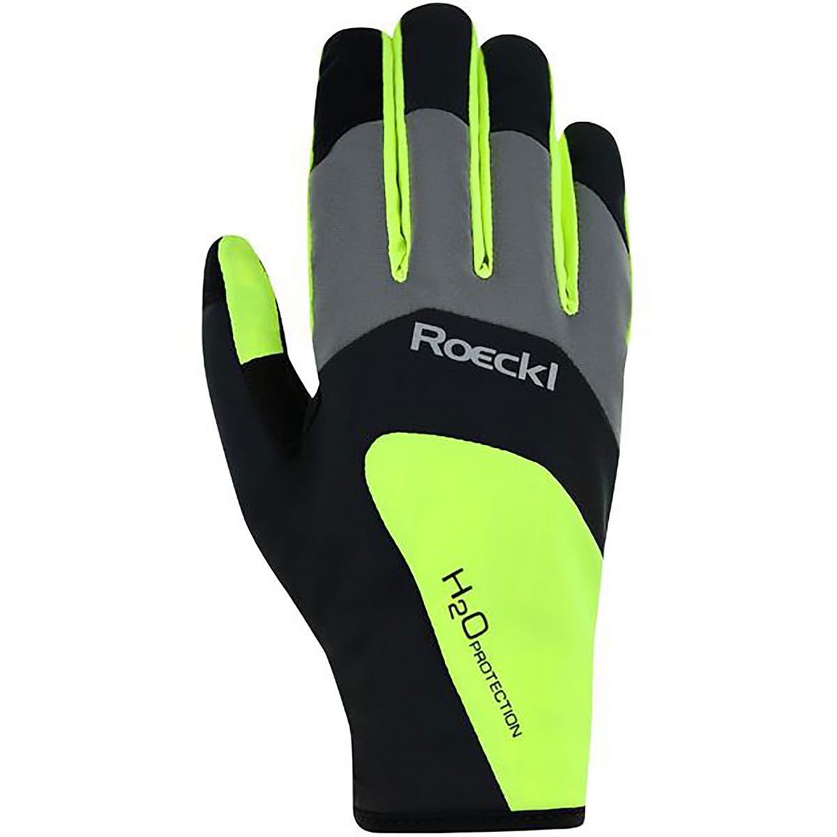 Roeckl Rapallo Winter Fahrrad Handschuhe lang wasserdicht schwarz/gelb 2027