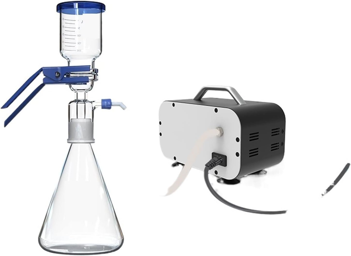 YEZIZ Electric Lab DC 12v Mini Oil-Free Diaphragm Air Vacuum Pump Laboratory Filter Pump Portable Negative Pressure Pump Lab Equipment (Color : VP-15S)