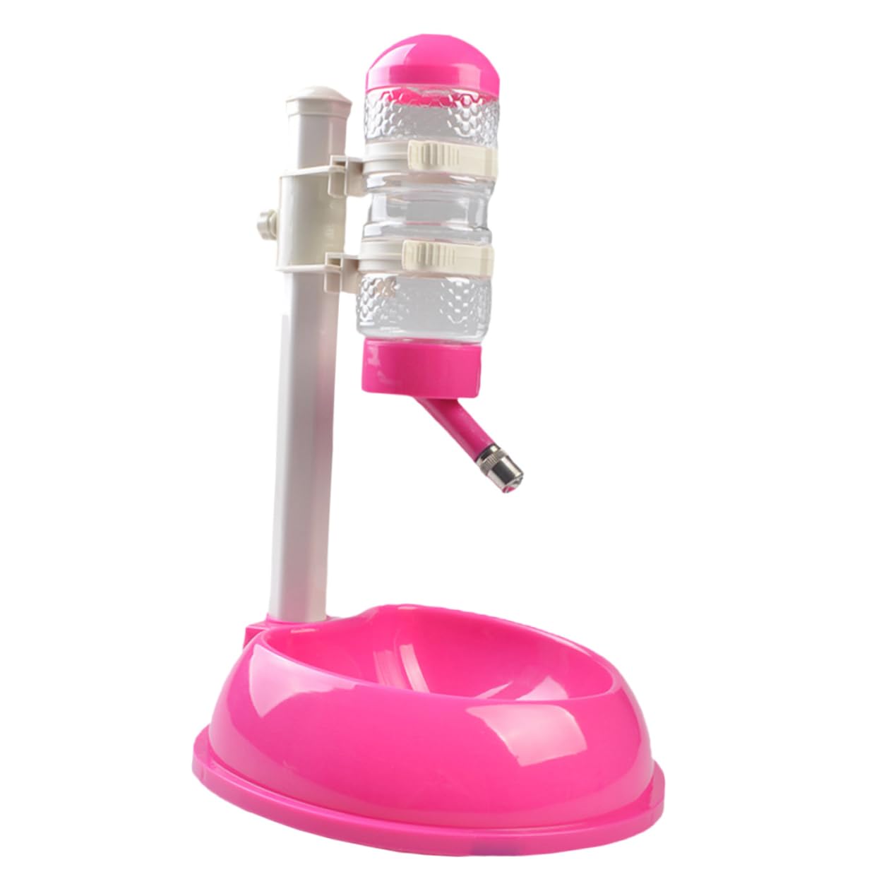 Dispensador De Agua para Mascotas Automático con Botella y Comedero Bebedero para Perros y Gatos De Gran Capacidad Material PVC y PP Resistente Fácil De Limpiar y Duradero