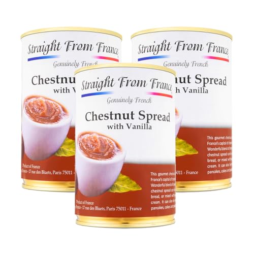 Straight from France Genuinely French, Gourmet Chestnut Spread with Vanilla,