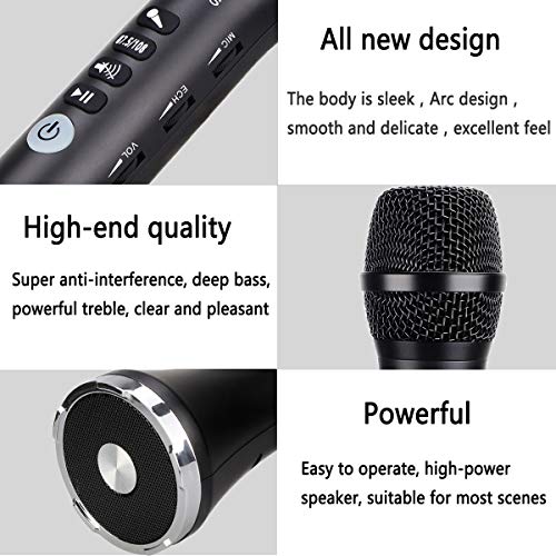 Retekess TR617B Draadloze Microfoon met Bluetooth DSP Sound Handmicrofoon met Draadloze Opname 4000mAh-batterij - Image 3