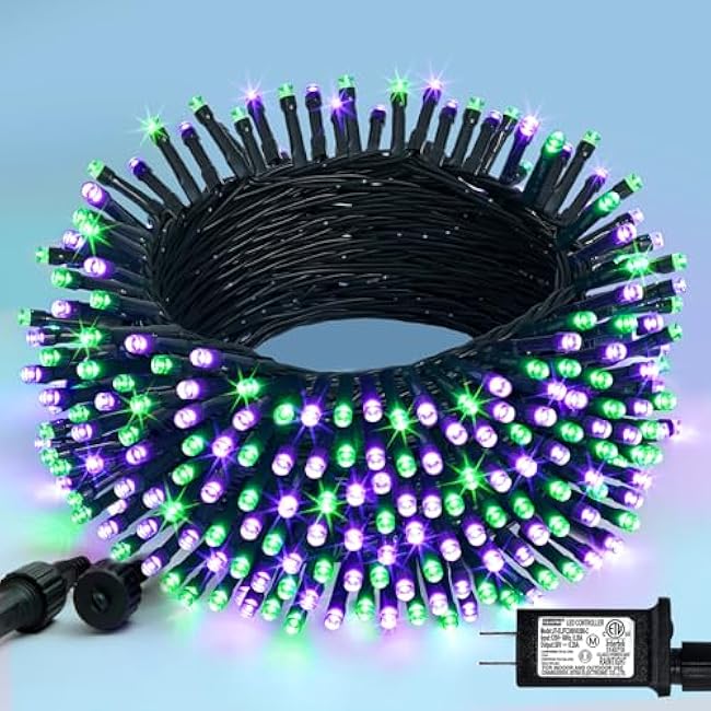 JMEXSUSS 66ft 200 LED Christmas Lights Outdoor, Warm White Christmas Tree Lights Indoor Plug in, 8 Modes Twinkle String Light for Outside Bedroom Wedding Party Classroom Dorm Ceiling Home Decorations