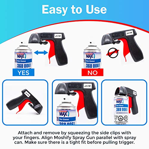 Moshify SMB01 Spraymax 2K Clear Coat Aerosol Spray Can - High Gloss For Automotive Car Repair And New Paint Jobs thumb #4