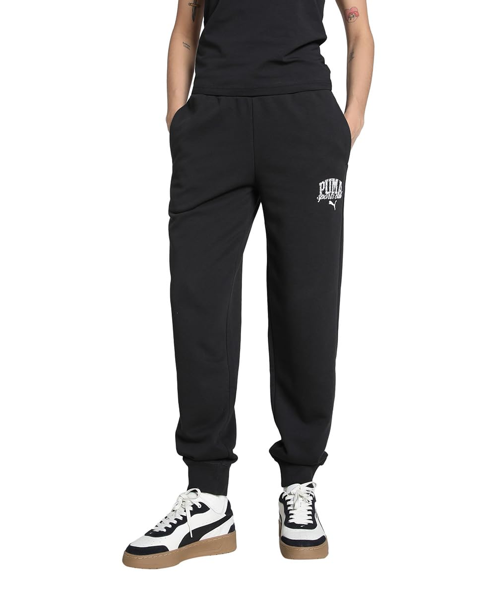 Puma Women's Black Comfort Class Sweatpants, M