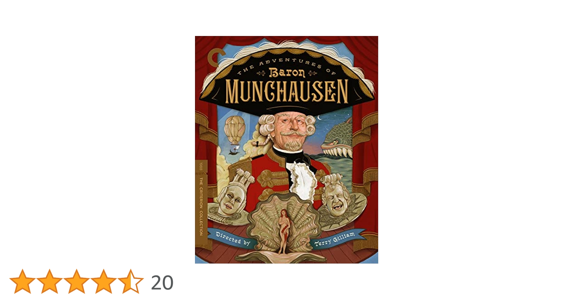 The Adventures of Baron Munchausen [Blu-Ray] [Region B