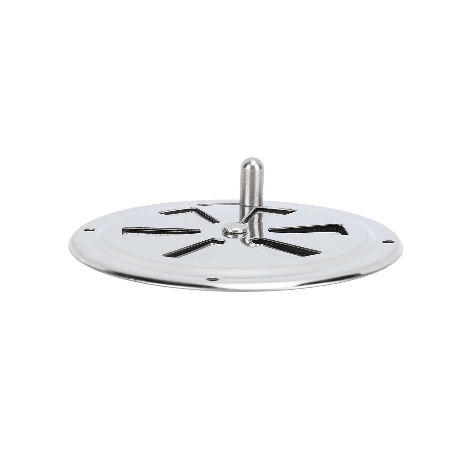 Round Vent Grille Cover, Easy Grip Stainless Steel Cabin Ventilation Plate Marine Grade For Boat (4in) - Image 4